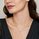 925 Sterling Silver Snake Bujukan Ruby Y Necklace - NK7916SVJRB-Gabriel & Co.-Renee Taylor Gallery