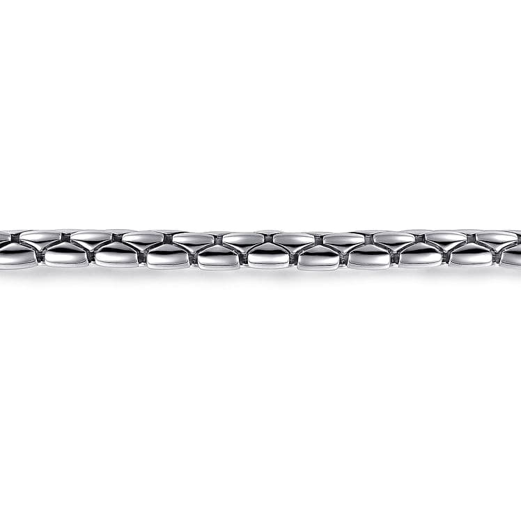 925 Sterling Silver Tubular Chain Bracelet - TBM4522SVJJJ-Gabriel & Co.-Renee Taylor Gallery