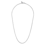 925 Sterling Silver Wheat Chain Necklace – NKM7008-22SVJJJ-Gabriel & Co.-Renee Taylor Gallery