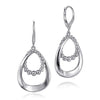 925 Sterling Silver White Sapphire Bujukan Drop Earrings - EG15098SVJWS-Gabriel & Co.-Renee Taylor Gallery