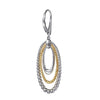 925 Sterling Silver and 14K Yellow Gold Bujukan Rope Drop Earrings - EG15305MZJJJ-Gabriel & Co.-Renee Taylor Gallery