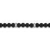 925 Sterling Silver and 6mm Black Titanium Bead Men's Bracelet - TBM2194TISVJJJ-Gabriel & Co.-Renee Taylor Gallery