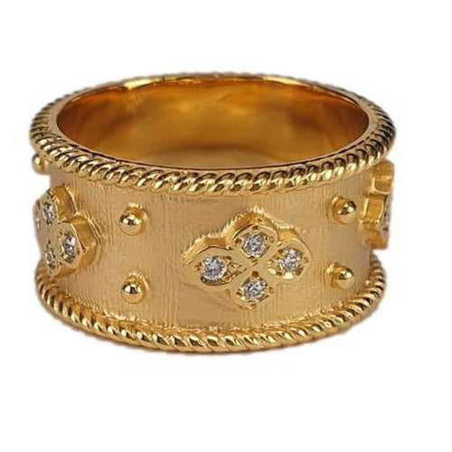 Marika 14K Gold & Diamond Ring - M9285-Marika-Renee Taylor Gallery