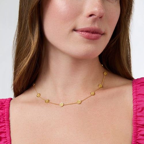 Valencia Delicate Station Necklace - N286G00-Julie Vos-Renee Taylor Gallery