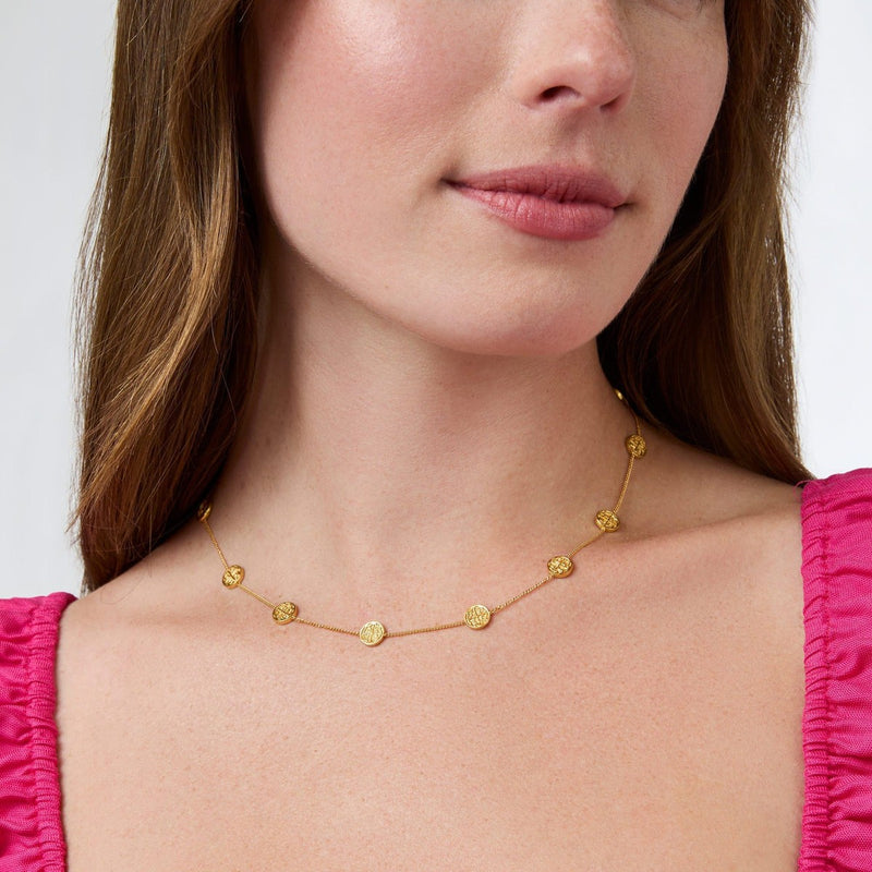 Valencia Delicate Station Necklace-Julie Vos-Renee Taylor Gallery