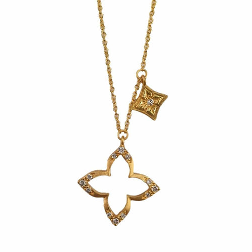14K Gold & Diamond Necklace - M9383-Marika-Renee Taylor Gallery