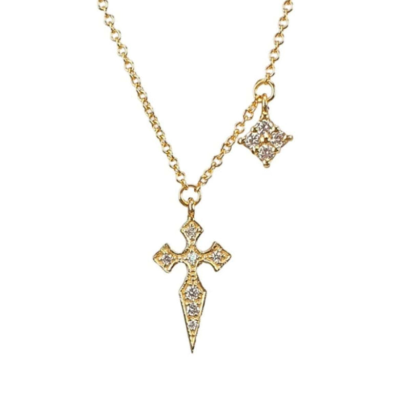 14K Gold & Diamond Necklace - M9408-Marika-Renee Taylor Gallery