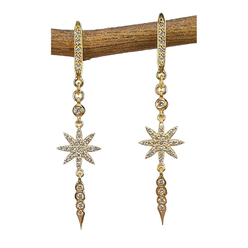 14K Gold & Diamond Earrings - M9466-Marika-Renee Taylor Gallery