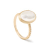 18K Siviglia Mother of Pearl & Diamond Ring - AB610-B MPW Y 02-Marco Bicego-Renee Taylor Gallery