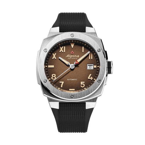 Extreme Men’s Automatic Stainless Steel Brown Dial Leather Strap Watch – AL-525BRG3AE6-Alpina-Renee Taylor Gallery