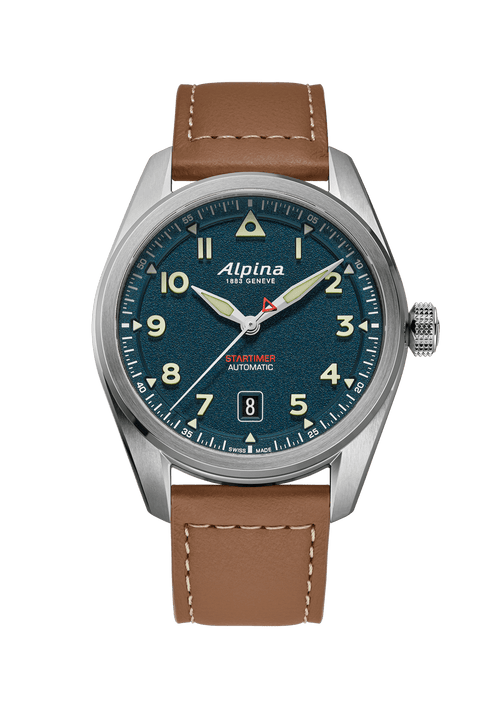 STARTIMER PILOT AUTOMATIC - AL-525NW4S36-Alpina-Renee Taylor Gallery