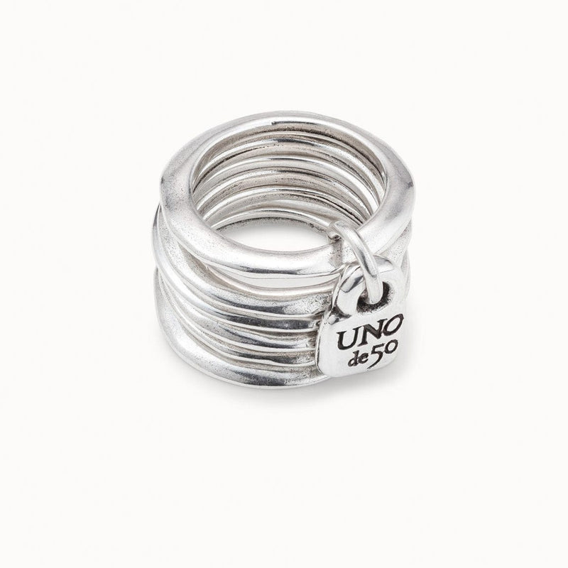 Prisoner Sterling Silver Plated Ring - ANI0057MET-UNO de 50-Renee Taylor Gallery