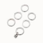 Prisoner Sterling Silver Plated Ring - ANI0057MET-UNO de 50-Renee Taylor Gallery