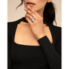 On/Off Sterling Silver Sterling Silver Plated Ring - ANI0626MTL-UNO de 50-Renee Taylor Gallery