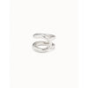 Shortcut Sterling Silver Sterling Silver Plated Ring - ANI0627MTL-UNO de 50-Renee Taylor Gallery