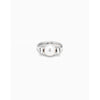 Sterling Silver Plated Ring with Pearl - ANI0662BPLMTL-UNO de 50-Renee Taylor Gallery