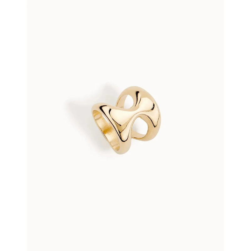The One Gold Plated Ring - ANI0670ORO-UNO de 50-Renee Taylor Gallery