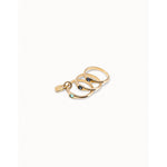 Happy Blue 18K Gold Plated Ring - ANI0678AZUORO-UNO de 50-Renee Taylor Gallery
