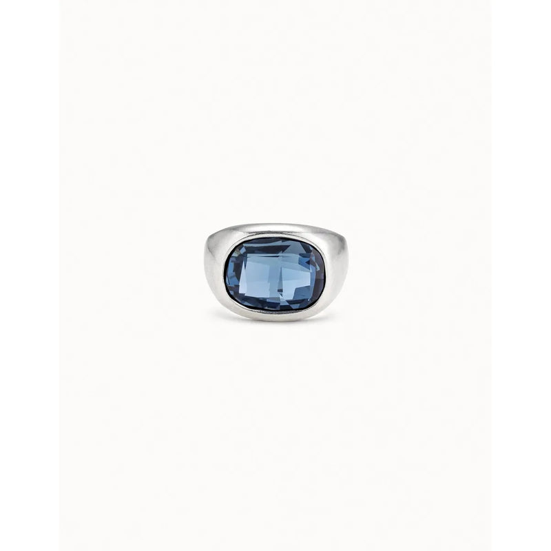 Light It Up Sterling Silver Plated Ring - ANI0681AZUMTL-UNO de 50-Renee Taylor Gallery