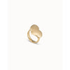 18K Gold Plated Large Heart Shaped Ring - ANI0700ORO00015-UNO de 50-Renee Taylor Gallery