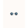 Aura Blue Silver Sterling Silver Plated Ring-UNO de 50-Renee Taylor Gallery