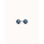 Aura Blue Silver Sterling Silver Plated Ring-UNO de 50-Renee Taylor Gallery