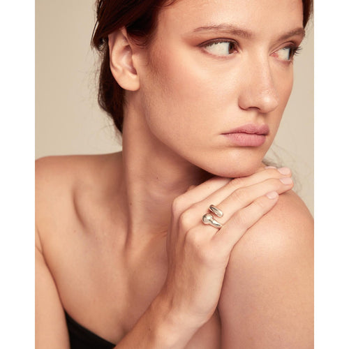 Comeback Silver Sterling Silver Plated Ring - ANI0803MTL-UNO de 50-Renee Taylor Gallery