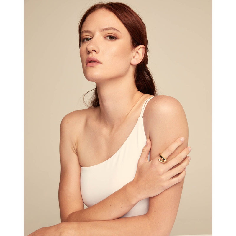Comeback Gold 18K Gold Plated Ring - ANI0803ORO-UNO de 50-Renee Taylor Gallery