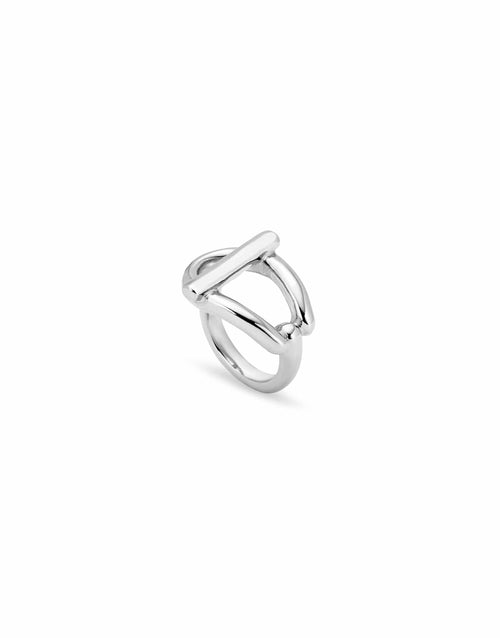 Sterling Silver-Plated Ring - ANI0407MTL000-Uno de 50-Renee Taylor Gallery