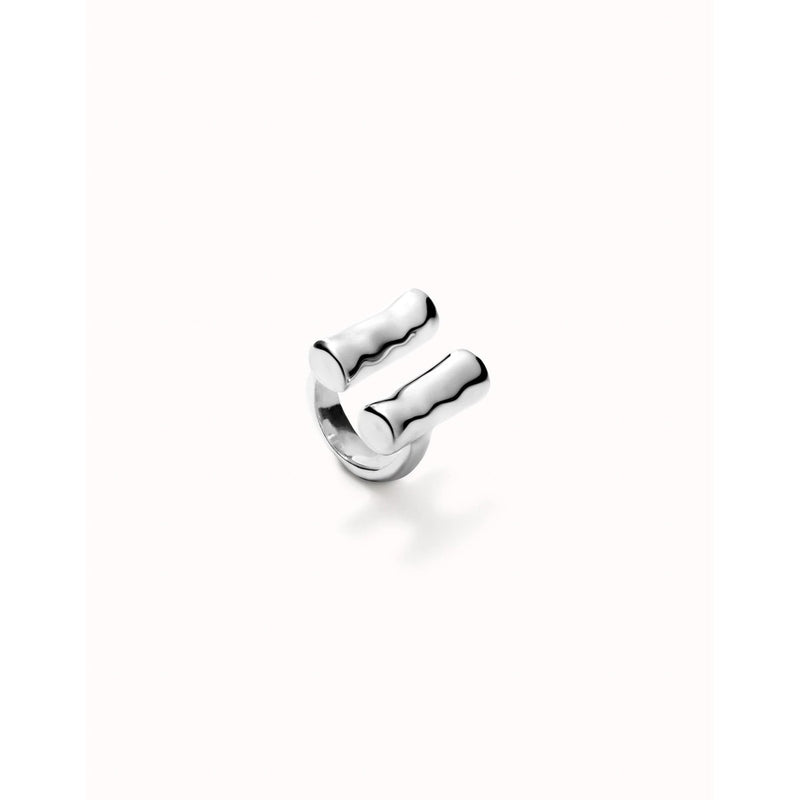 Ser Natural Sterling Silver Plated Ring - ANI0813MTL000-UNO de 50-Renee Taylor Gallery