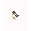 Ser Without Complex 18K Gold Plated Ring - ANI0821NGRORO-UNO de 50-Renee Taylor Gallery