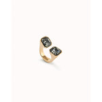 Ser Without Complex 18K Gold Plated Ring - ANI0821NGRORO-UNO de 50-Renee Taylor Gallery