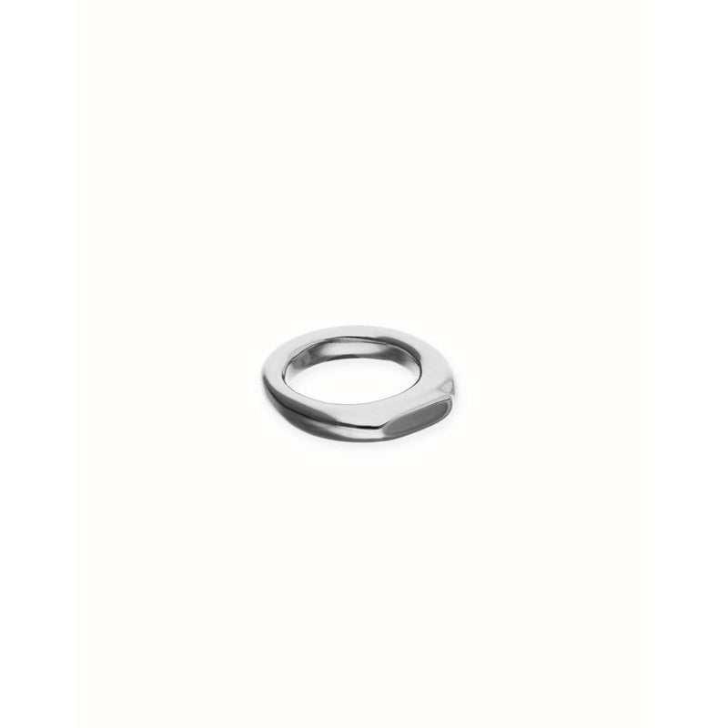 Ser Imparable Silver Geometric Ring - ANI0853MTL000-UNO de 50-Renee Taylor Gallery