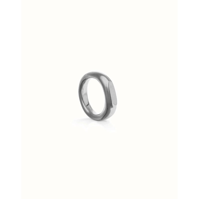 Ser Imparable Silver Geometric Ring - ANI0853MTL000-UNO de 50-Renee Taylor Gallery