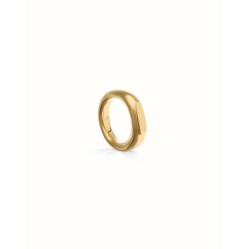 Ser Imparable Gold Geometric Ring - ANI0853ORO000-UNO de 50-Renee Taylor Gallery