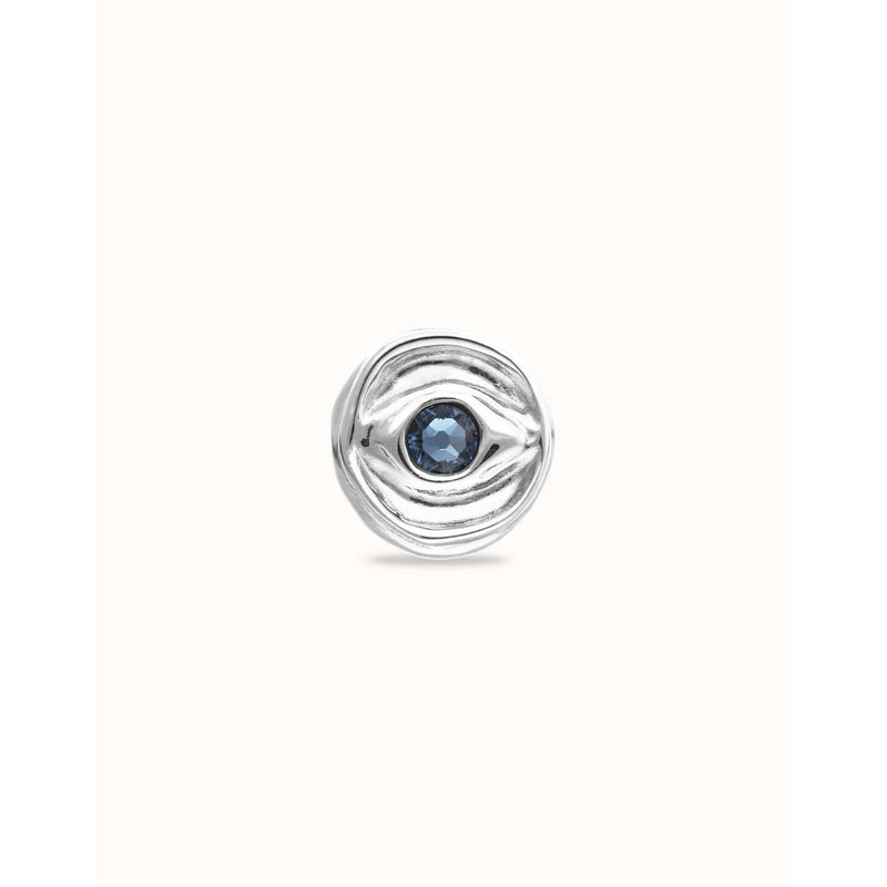 Ser Intuitiva Eye-Shaped Ring with Faceted Blue Crystal - ANI0856AZUMTL-UNO de 50-Renee Taylor Gallery