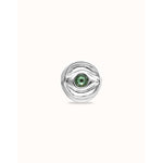 Ser Intuitiva Eye-Shaped Signet Ring with Faceted Green Crystal - ANI0856VRDMTL-UNO de 50-Renee Taylor Gallery