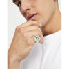 Ser Intuitiva Eye-Shaped Signet Ring with Faceted Green Crystal - ANI0856VRDMTL-UNO de 50-Renee Taylor Gallery