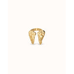 Ser Invencible Ring with wing design - ANI0857ORO-UNO de 50-Renee Taylor Gallery