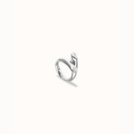 Silver Ring with Two Intertwined Organic Forms - ANI0861MTL-UNO de 50-Renee Taylor Gallery