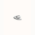 Silver Ring with Two Intertwined Organic Forms - ANI0861MTL-UNO de 50-Renee Taylor Gallery