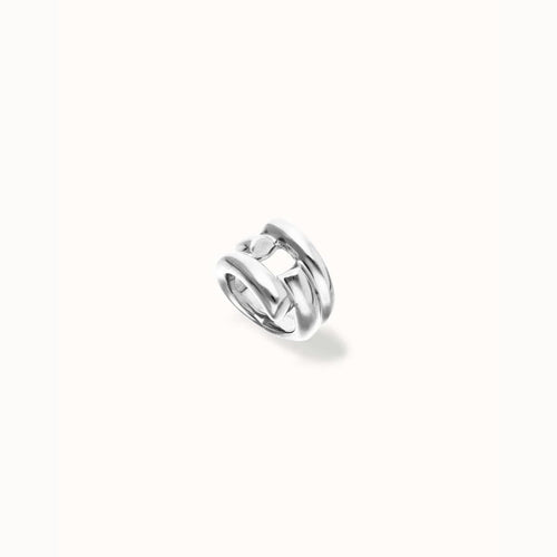 Silver Ring with Four Intertwined Organic Shapes - ANI0863MTL-UNO de 50-Renee Taylor Gallery