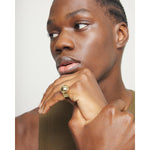 Gold Ring with Sphere Shape - ANI0869ORO000-UNO de 50-Renee Taylor Gallery