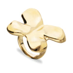 18k Gold Alloy Ring with the Shape of a Butterfly - ANI0870ORO000-UNO de 50-Renee Taylor Gallery