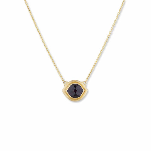 Anza Necklace with Garnet & Diamond by Lika Behar
