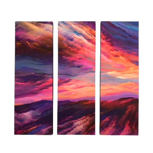 "A New Dawn" Triptych-Karen Kohtz-Renee Taylor Gallery