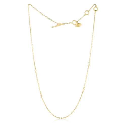 Gold Chain with Diamond by Lika Behar