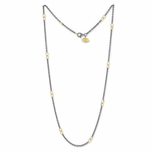 Mixed Metal Chain Double Link by Lika Behar