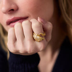 Alligator Ring-Gold - R196G-Julie Vos-Renee Taylor Gallery
