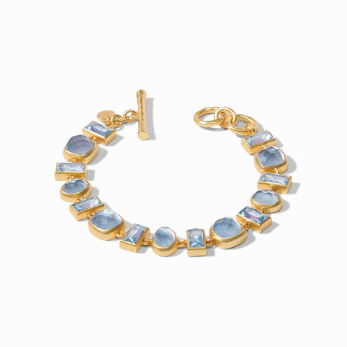 Antonia Tennis Bracelet - Iridescent Chalcedony Blue-Julie Vos-Renee Taylor Gallery